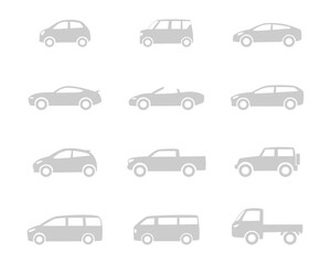 車の種類　アイコンセット