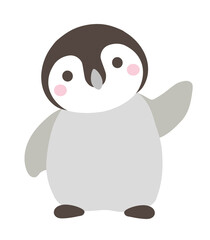 かわいいペンギンのイラスト