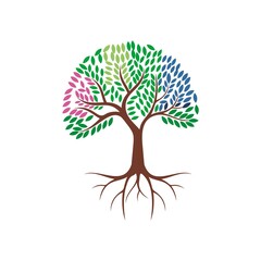 Tree of life logo design, tree logo design inspiration