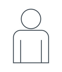 person silhouette icon