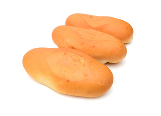 breads isolated on white background