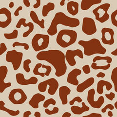 Animal print seamless pattern with beautiful color combinations