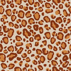 Animal print seamless pattern with beautiful color combinations