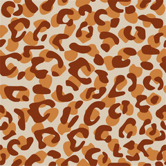 Animal print seamless pattern with beautiful color combinations