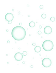 green bubble background , soap ,fresh ,water, vector, element