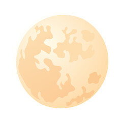 full moon in flat