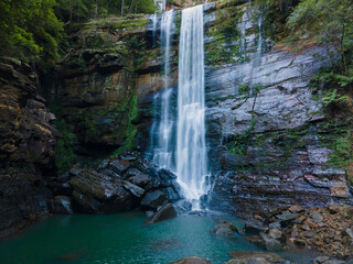 Fototapeta na wymiar Belmore Falls waterfall, NSW, Australia