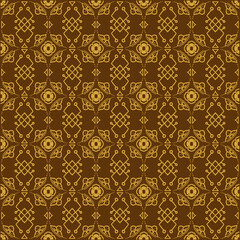 Vintage seamless floral pattern style