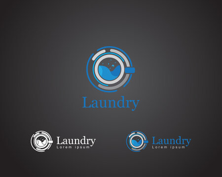 laundry logo creative illustration design store business