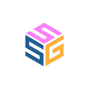 Hexagon logo with the letters SSG design