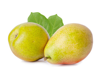 pears fruit isolated on white background