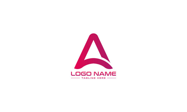 Letter A logo design template elements vector sign. 
