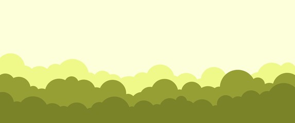 Obraz premium Editable three layers sky with color vector illustration. Simple sky layers for graphical resources, backdrop design template.