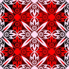 A creative composition consisting of graphic and geometric elements. An abstraction. A resource for printing on paper or fabric, a decorative background.