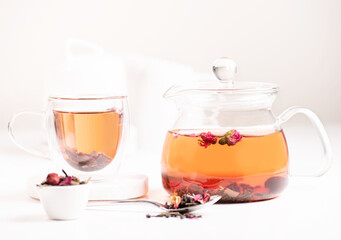 cup of tea and teapot