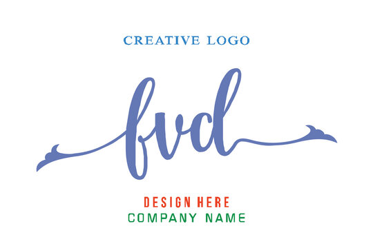 FVD lettering logo is simple, easy to understand and authoritative
