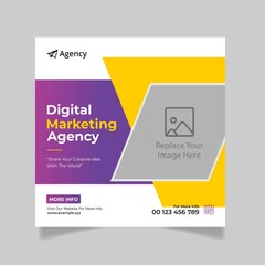 	
Digital Marketing Corporate Social Media Post banner Template