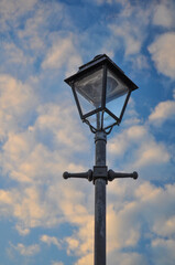 Fototapeta na wymiar Old-fashioned street lamp