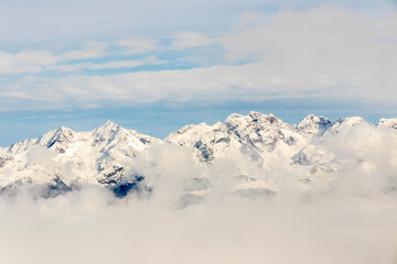 Mountain landscape at Plan de Corones. Dolomite Italy.