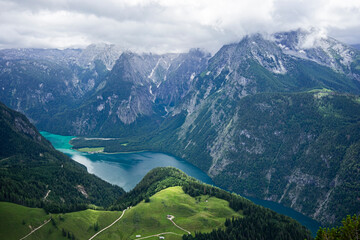 View on Königssee - Beautiful Mountain View - Magical Scenery
