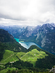 View on K&ouml;nigssee - Beautiful Mountain View - Magical Scenery