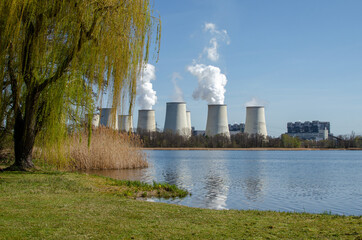 Kraftwerk Jänschwalde Industrielandschaft Braunkohle Strom