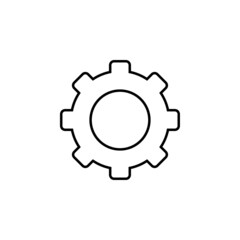 gear icon, work vector, technology illustration