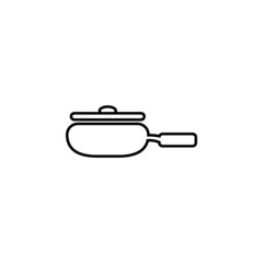 pan icon, food vector, cook illustration