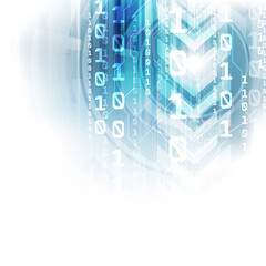 Abstract futuristic digital technology background. Illustration Vector