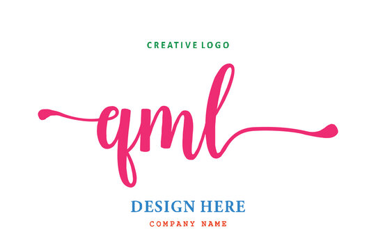 QML lettering logo is simple, easy to understand and authoritative