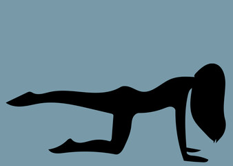 Yoga Balancing Table Pose