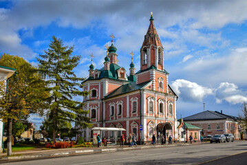 Fototapeta na wymiar Simeon Orthodox Church in Pereslavl-Zalessky city, Yaroslavl region of Russia