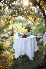 garden and tea party