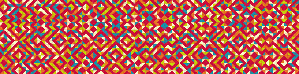 Abstract Geometric Pattern generative computational art illustration