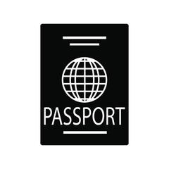 passport icon. travel documents, vacations. vector isolated vector illustration.
