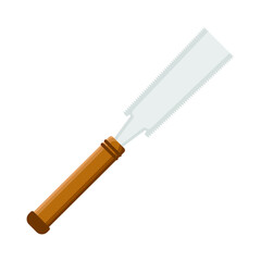 Flat and Modern Japanese Saw Clipart