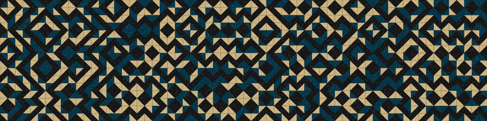 Abstract Geometric Pattern generative computational art illustration