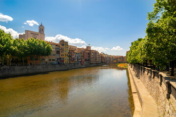 historical jewish quarter in Girona, Barcelona, Spain, Catalonia