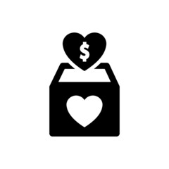 Charity donation icon