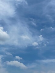 blue sky with clouds