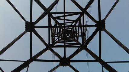 view of the power pole