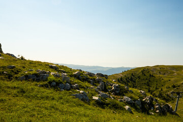 Fototapeta na wymiar Aussicht vom Monte Baldo , Italien