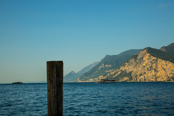 Malcesine on Lake Garda, Italy, Summertime