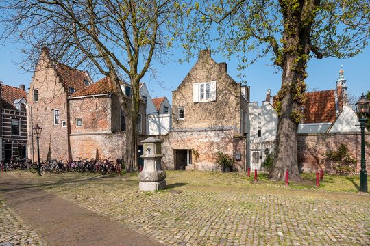 Vismarkt in Middelburg, Zeeland province, The Netherlands