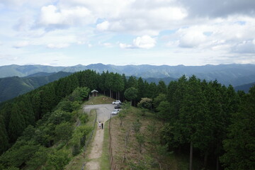 日本の山のとても美しい風景
