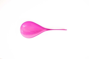 plastic rice paddle spoon isolated on a white background