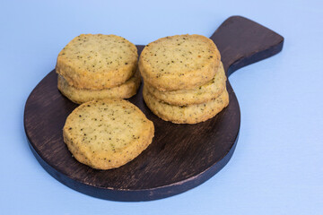 piles of homemade cookies with earl grey tea