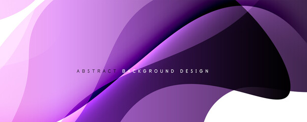 Trendy simple fluid color gradient abstract background with dynamic wave line effect. Vector Illustration For Wallpaper, Banner, Background, Card, Book Illustration, landing page