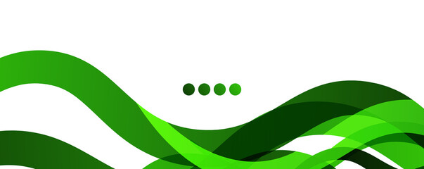 Abstract background - transparent overlapping wavy lines on white pattern. Vector Illustration For Wallpaper, Banner, Background, Landing Page