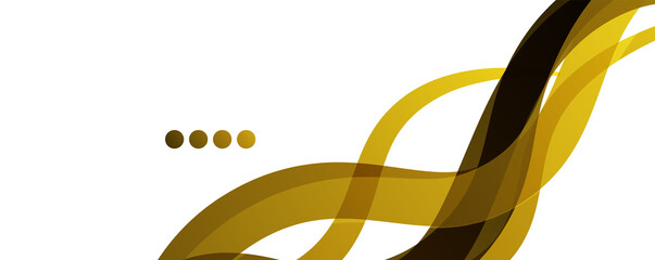 Abstract background - transparent overlapping wavy lines on white pattern. Vector Illustration For Wallpaper, Banner, Background, Landing Page